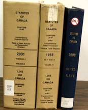 Image of books - Statutes of Canada